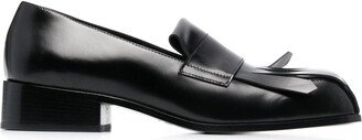 Fringed Leather Loafers