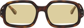 Tortoiseshell Bird In Face Olga Sunglasses