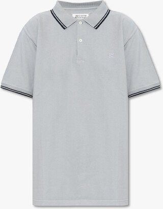 Polo Shirt With Logo - Grey