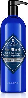 Blue Midnight Body & Hair Cleanser with Black Pepper & Lavender 33 oz.