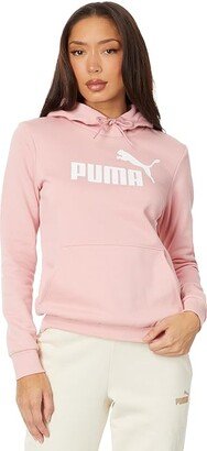 Essentials Logo Fleece Hoodie (Bridal Rose) Women's Clothing