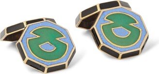 FOUNDWELL Cufflinks And Tie Clips Green