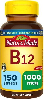 Nature Made Vitamin B12 (1000 mcg), Energy Metabolism Support Softgels - 150ct