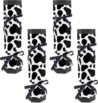 Big Dot Of Happiness Cow Print No Snap Farm Animal Party Table Favors Diy Cracker Boxes Set of 12