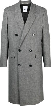 PT Torino Double-Breasted Mid-Length Coat