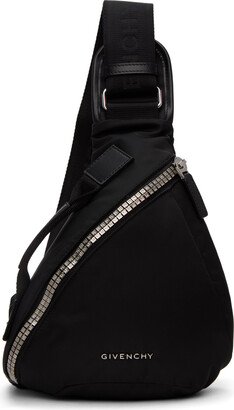 Black Small G-Zip Triangle Bag