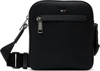 Black Faux-Leather Bag