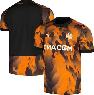 Men's Orange Olympique Marseille 2023/24 Third Replica Jersey