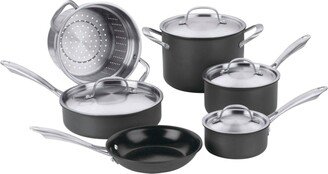 Green Gourmet Hard Anodized 10-Pc. Cookware Set