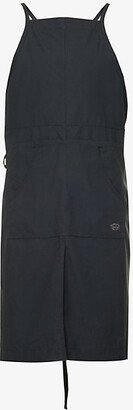 Black Takibi Patch-pocket Cotton-blend Apron