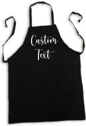 Personalized Apron/Custom Apron/Cooking Apron/Apron With Pockets/Apron Your Logo/Bridal Shower Apron/Chef Gift/Cotton Apron/Gift