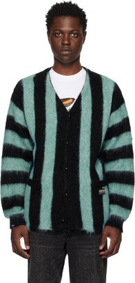 DEVÁ STATES Blue Striped Cardigan