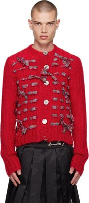 Red Bow Cardigan-AA