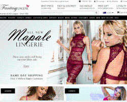 Fantasy Lingerie Promo Codes & Coupons