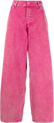 Straight-Leg Cotton Trousers-BQ