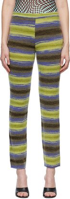 Green Stripe Zalo Lounge Pants