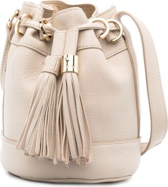 small Vicki leather bucket bag