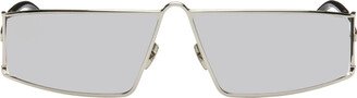 SSENSE Exclusive Silver SL 606 Sunglasses