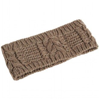 Nirvanna Designs HB09 - MUD - A04 Merino cable headband