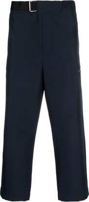 Cotton Cropped Trousers-AD