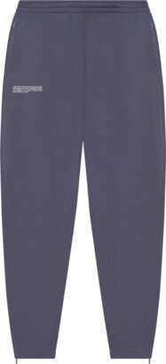 Recycled Cotton Tapered Track Pants — slate blue XS