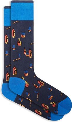 Cigar Bar Dress Socks