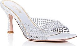 Women's Dita Embellished Kitten Heel Slide Sandals