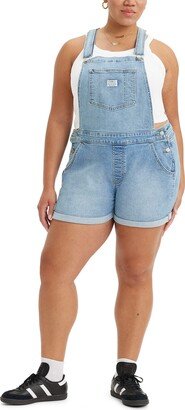 Women's Plus Size Vintage Shortalls