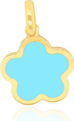 The Lovery Mini Turquoise Flower Charm