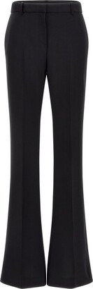 Low-Rise Flared Tailored Trousers