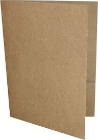 9 x 12 Presentation Folders Standard Two Pocket 18pt. Grocery Bag 25/Pack (PF-GB-25)