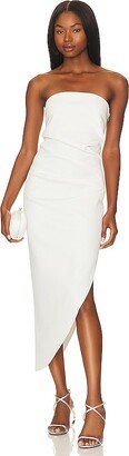 Audrina Bonded Midi Dress