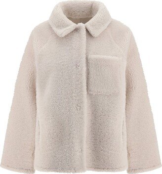 Long Sleeved Shearling Jacket-AA