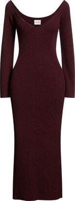 Midi Dress Burgundy