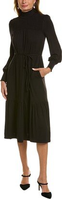 High-Neck Jersey Maxi Dress