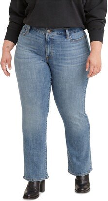 Trendy Plus Size Vintage Bootcut Jeans