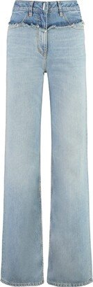 Wide-leg Jeans-AX