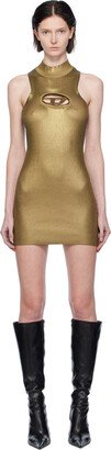 Gold M-Arcey Minidress