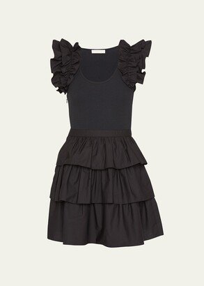 Hanna Tiered Ruffle Mini Dress