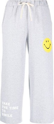 JOSHUA'S Smiley logo cotton sweatpants