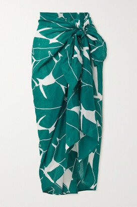 Daniela Printed Ramie Pareo - Green