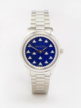 G-timeless Lapis Lazuli & Stainless Steel Watch