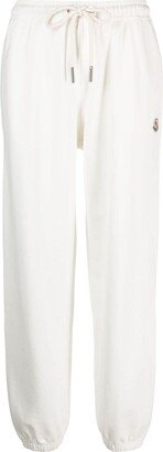 Drawstring-Waist Cotton Track Pants-AO