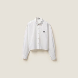 Cropped Poplin Shirt