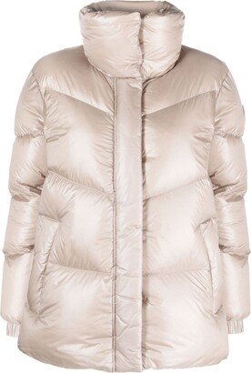 Aliquippa chevron-quilting puffer jacket-AA