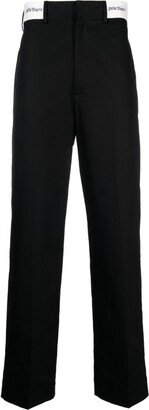 Logo-Waistband Chino Trousers