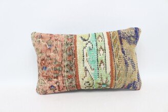 Throw Pillow Cover, Kilim Pillow, Turkish Pink Case, Rug Decor Gift Cushion Patio Cushion, 6658