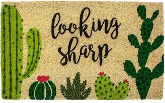 Looking Sharp Cactus Coir Doormat