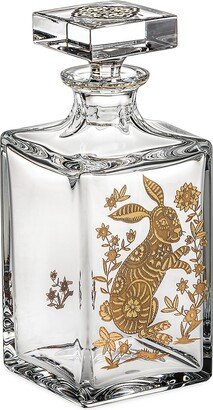 Golden Rabbit Whisky Decanter