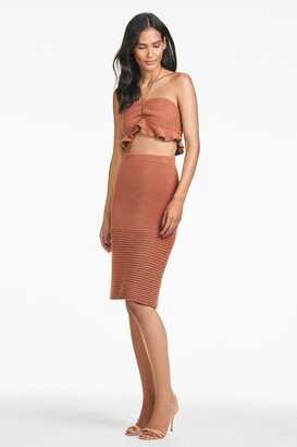 Evie Skirt - Brown - Final Sale